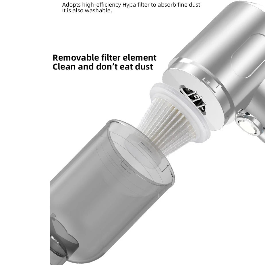 3 In 1 Integrated Suction And Blowing Vacuum Combination Vacuum Cleaner USB Charging Small Car Household Vacuum Cleaner